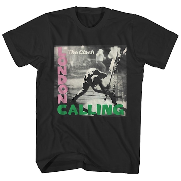 The Clash T-shirt med London Calling Albumkonst M