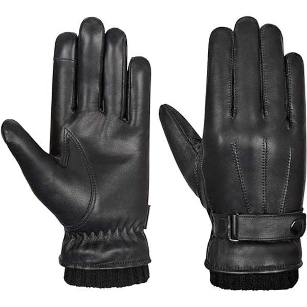Herrhandskar i Äkta Läder | Handskar Herr Vinter Varma Handskar Touch