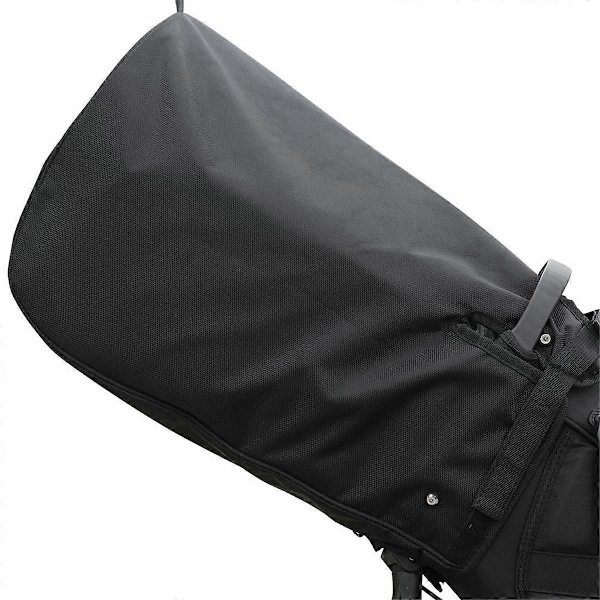 Golfbag Regnskydd Huva Universell Regnkappa för Golfbagar med Tryckknapp, Vattentät Dammtät C[D]-XF7- Black