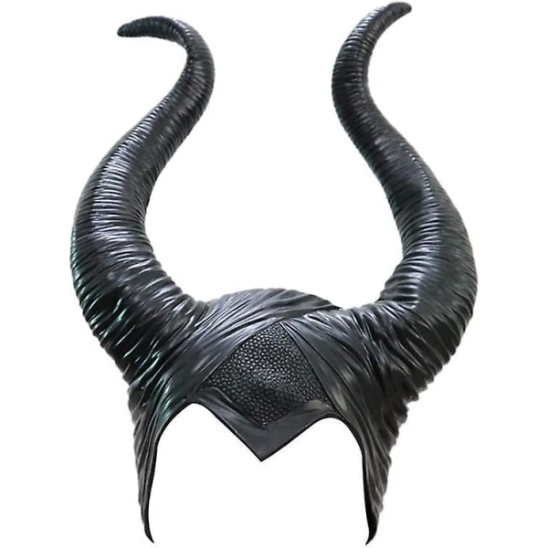 Halloween Maleficent Horns Pannband Cosplay Svart