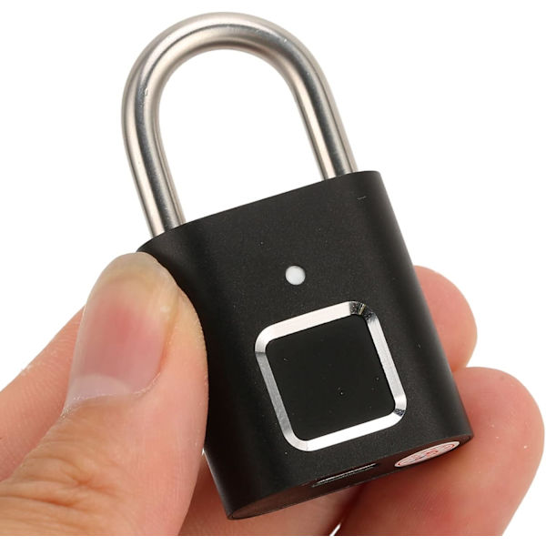 Sormenjälkilukko, älykäs avaimeton riippulukko, USB-ladattava, kuntosalin kaappilukko, yhdistelmälukko, reppuihin, matkalaukkuihin, polkupyöriin, matkatavaroihin -FA2-