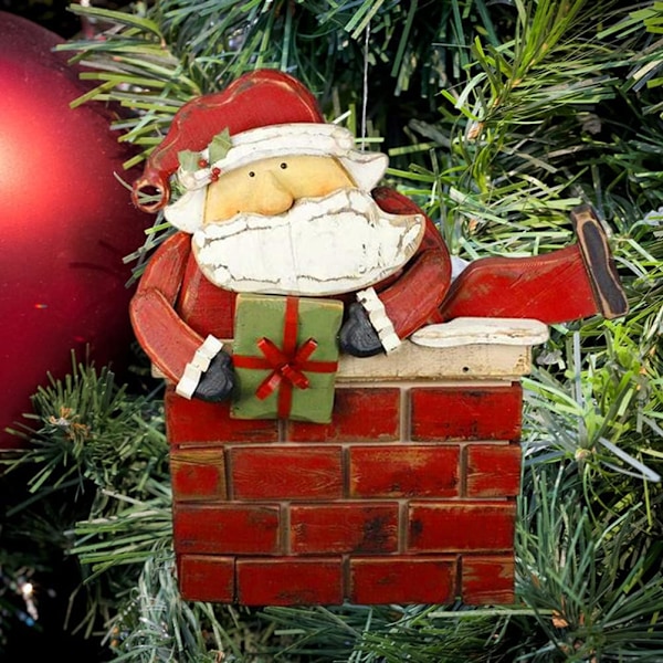 Juldekoration i resin - Juldekoration att hänga