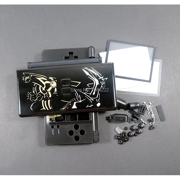 Komplett sett for ND SL Limited Edition Case Cover Erstatning for Nintend DS Lite Shell Housing med Button Kit Dragon ball