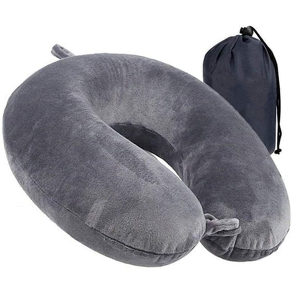 Reisepute - Memory Foam Nakkepute Støttepute 30*30cm - Perfekt