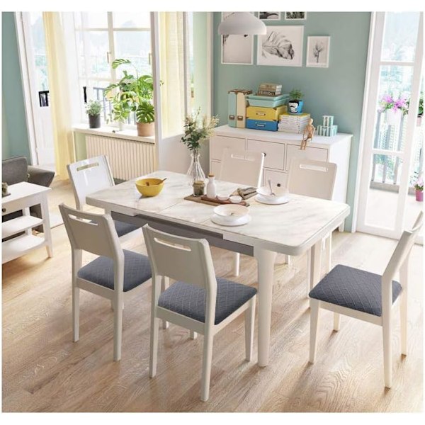 Ruokatuolin päälliset, 4 kpl, universaali irrotettava elastinen stretch-päällinen koristeluun kotiin, hotelliin, seremoniaan, häihin (tummanharmaa, 4)-FA6-