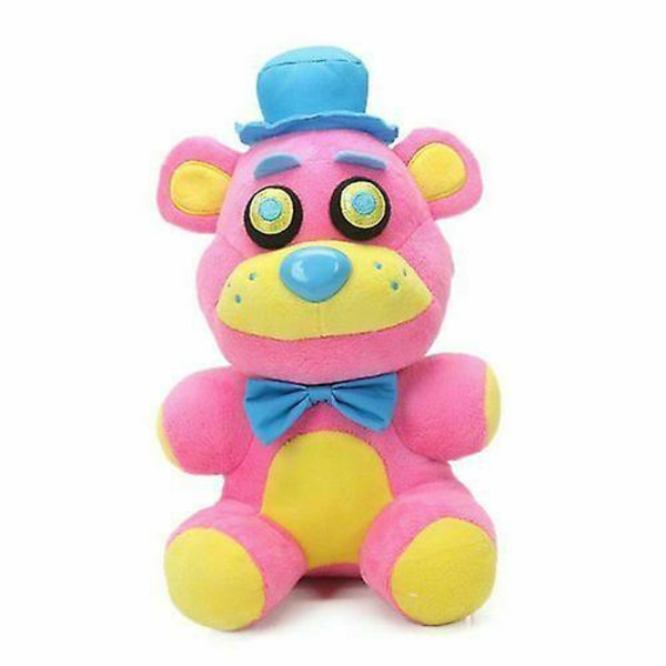 Five Nights At Freddy's Fnaf Horror Game Kid Plushie Toy Plys Dukker Gave Top Pink Bear