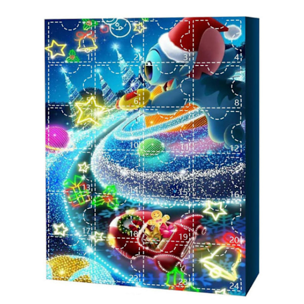 2024 Adventskalender Julkalender Blind Box 24-Dager Nedtellingskalender Blind Box Stitch A