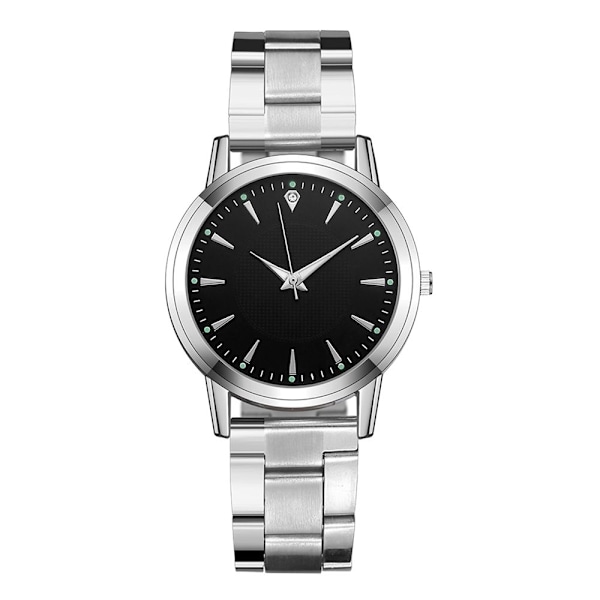 Klocka Kvarts Armbandsur SVARTA DAMER svart