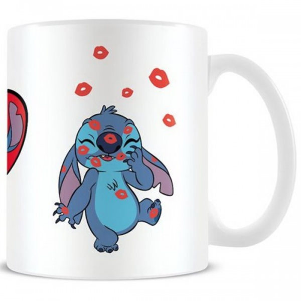 Lilo & Stitch Kærlighedskrus En Størrelse Hvid/Blå/Rød White/Blue/Red One Size