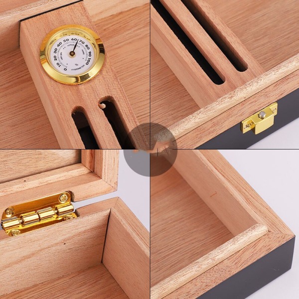 Cedar Humidor Sigar Trä Låda Case Orginizer