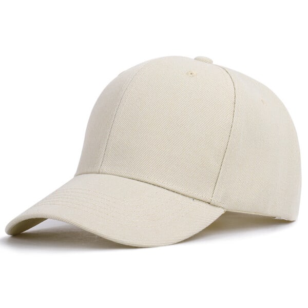 Keps Sport Strapback Kardborrspänne Beige beige one size