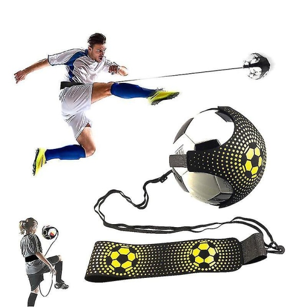 Soccer Ball Juggle Bags Children Auxiliary Circling Training Belt Kids Soccer Kick Trainer Solo Soccer