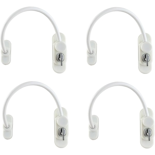 4 PCS Window Door Restrictor Child Safety Lock