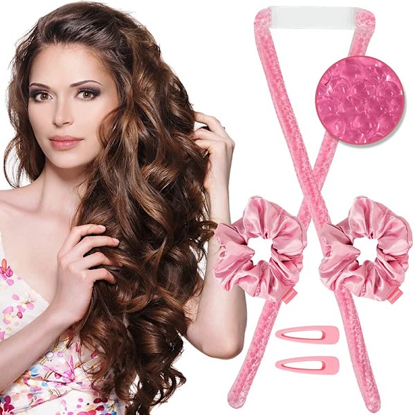 Nya GelCurler Jelly Curls Hårrullare Värmegel Curlingstavar Pärlor Värmefria Hårrullare Värmefria Lockar Mjuka Hårstilverktyg