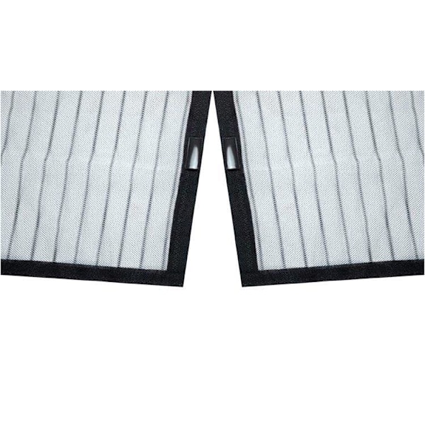 Insektnet til dør 80/90/100 Bred x 210/220 cm Magnetisk Myggenet black 408