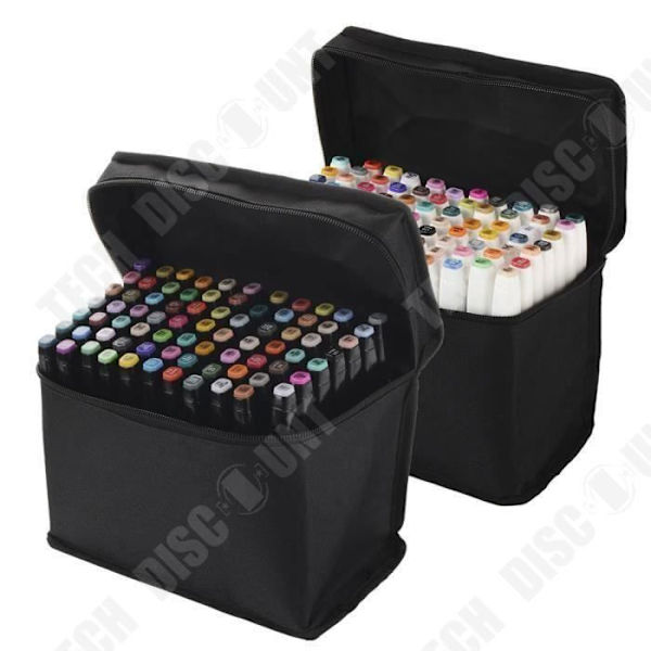 TD®-sæt med 80 alkoholmarkører med dobbeltspidser Animation Kunst Skitser Tegninger Kunstneriske værker Plastkunst Posca-markører