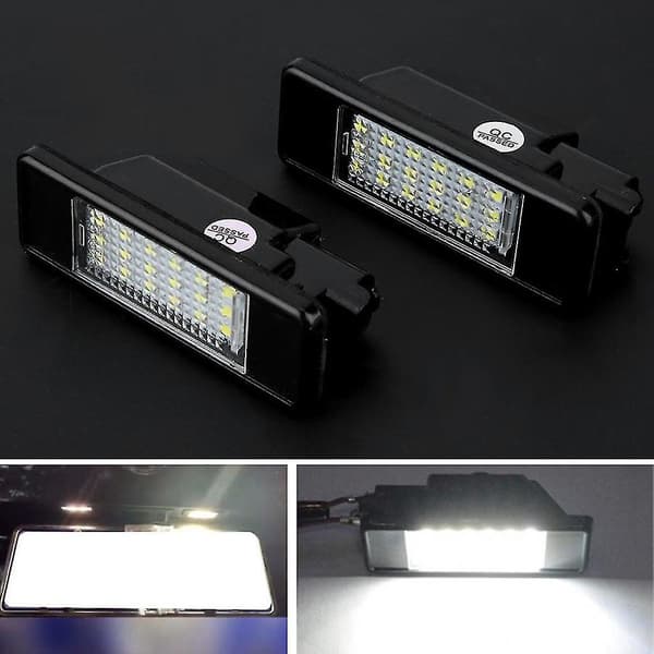 2 stk LED-skiltlys for Citroen C2 C3 C4 C5 C6 DS3-FA-