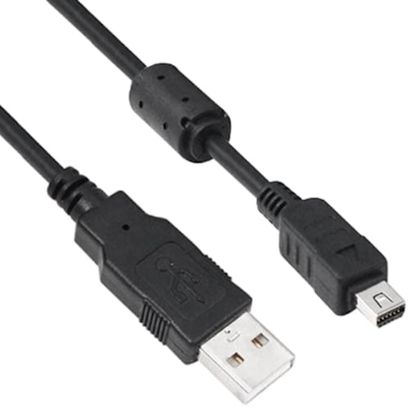 12-nastainen USB-datakaapeli Olympus E330 E-410 E-510 E520 SZ-10 SZ-30 SZ-20 CB-USB5 U410 -digitaalikameroille