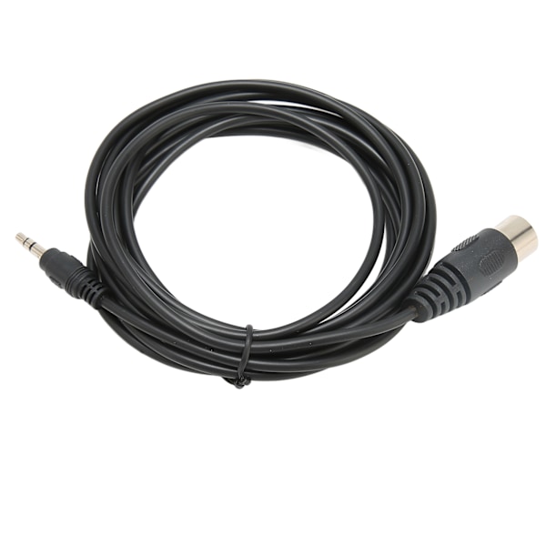 7-stifts DIN hane till DC 3,5 mm hane-kabel ersättningsstereo MIDI DIN 7-stifts till 3,5 mm ljud- och videokabel 9,8 fot