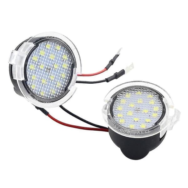 2 stk. 18 LED Under Spejl Pøllys til Ford Mondeo S-Max Edge Explorer F-150-FA-