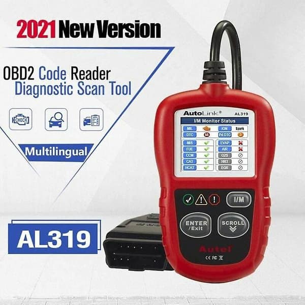 Autel AL319 OBD2 Multibrand bildiagnostisk scanner (fransk)-FA5-