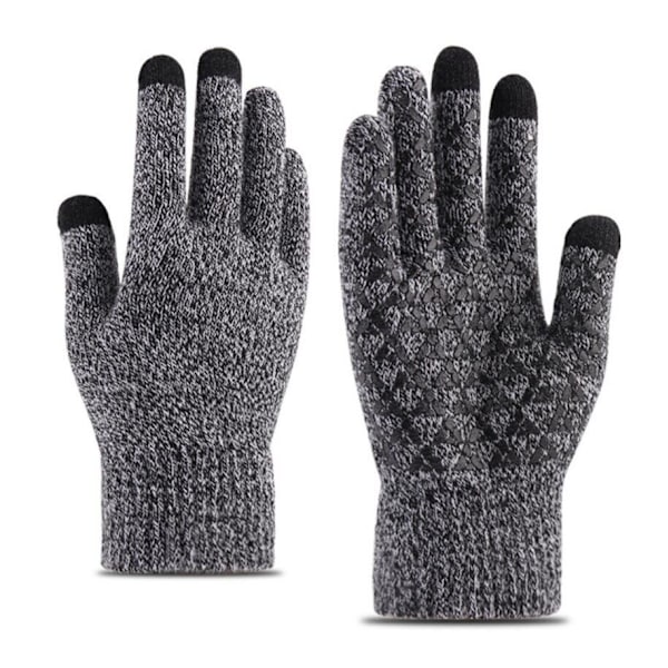 Touchfingervanter fra iWinter grå one size gray