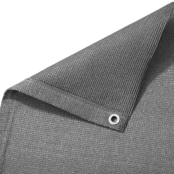 tectake Insynsskydd Balkong, med metallförstärkta öljetter, version 2 - 75 cm gray 850
