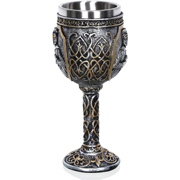 Personlig Goblet Krus Middelalderlig Viking Ridder Royal Chalice