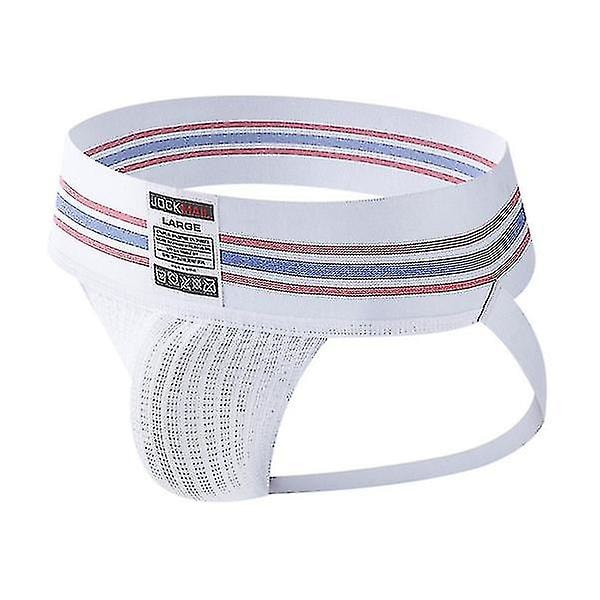Erwear Athletic Supporter för Pojkar, Fitness Jock Strap Erpants Vit M White