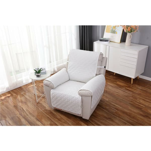 1-sits fritidsfåtölj överdrag, sovrum vattentät fåtöljskydd sofföverdrag (Beige 55×200)-FA-