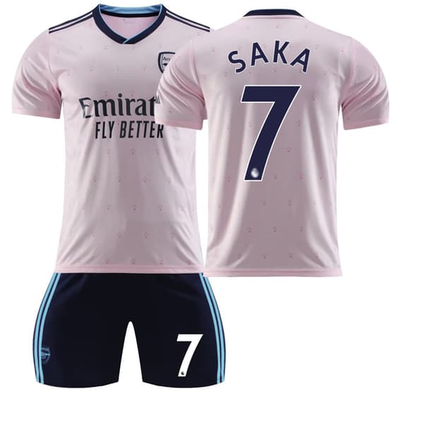 22 Arsenal jersey 2 away NO. 7 Saka jersey-FA- 18(100110cm)