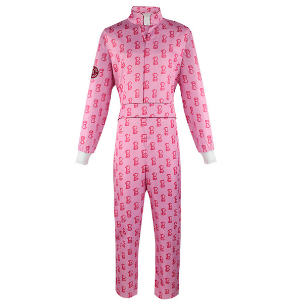 Voksen Barbie Outfit Til Mænd Ken Cosplay Kostumer Rosa Overalls 2XL