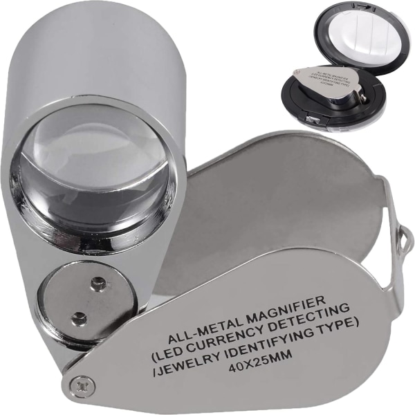 Jeweller Magnifying Glass LED Illuminated Jeweller Magnifying
