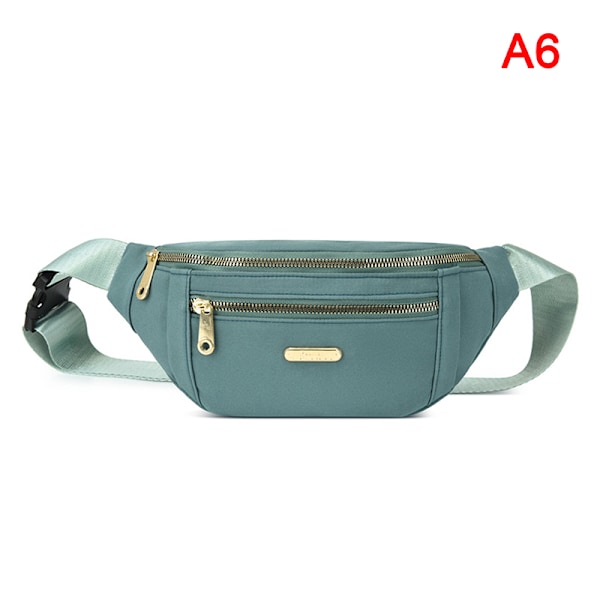 Sport Midjeväska Kvinder Crossbody Tegnebog Bælte Rejse Telefonetui - spot salg Green