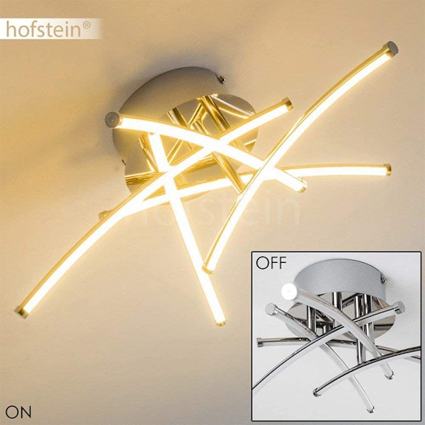 35W LED-taklampe, buet design, 5 innebygde lysdioder, 3500LM for stue/soverom yellow