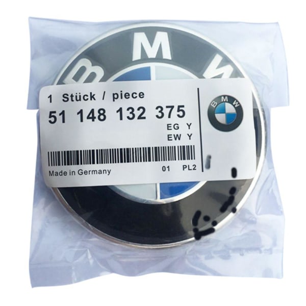 BM-W Emblem Huv Logo för 74mm 74mm