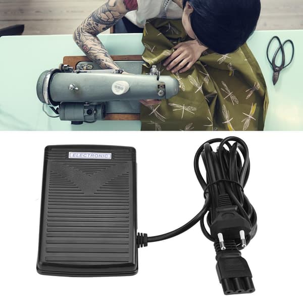 Universal symaskinsfotpedal med sladd för hemmabruk-FA-