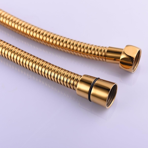 1,5 m (59 tommer) Anti-Kink Fleksibel Guld Bruseslange Rustfrit