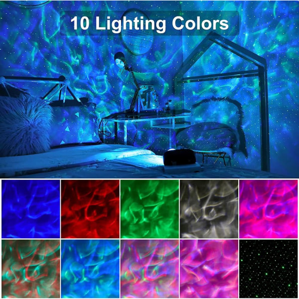 LED Stjernehimmel Projektorlampe, Galaxy Starlight Projektor