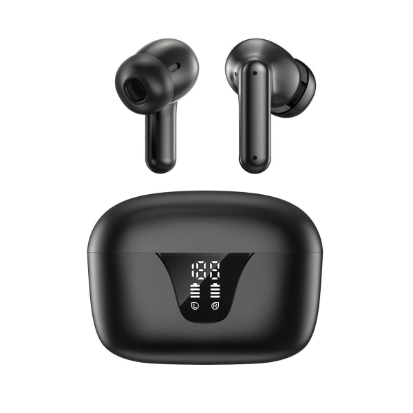 TWS Bluetooth ANC-ørepropper - Støydemping, bærbar, svart
