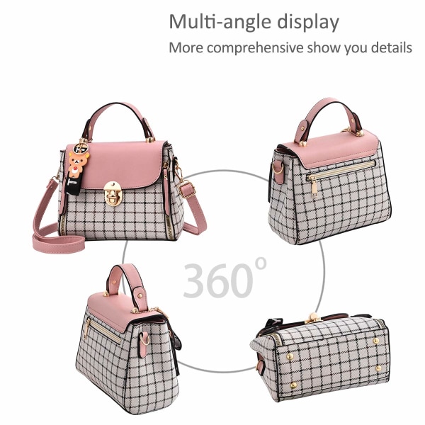 Kvinnor Söta Crossbody Väska? Galler Axelväskor PU Läder