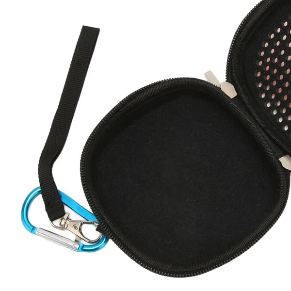 Mikro Bluetooth Højttaler Etui, Stødsikkert, Ridsefast, Vandtæt, Bærbart, EVA Semi-Hårdt Etui med Metalkrog, Orange-FA-