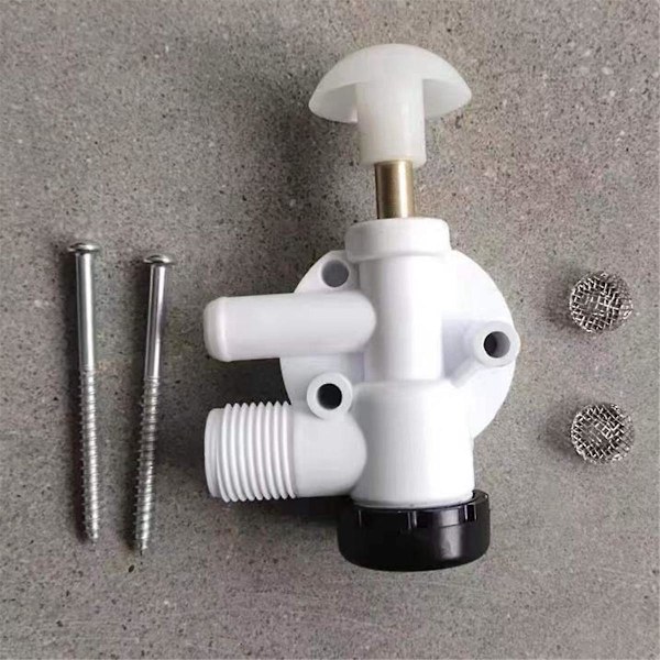 För Sealand RV Vattenventil Monteringssats Trailer Toalett Reparationskit Ecovac Vacuflush Pedalspolning Toaletter 385314349