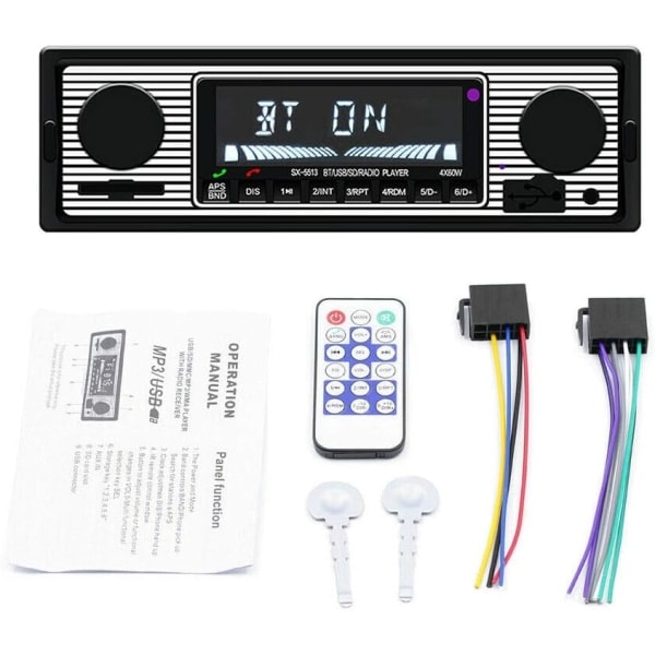 Smart Bluetooth Retro MP3 FM Biltillbehör
