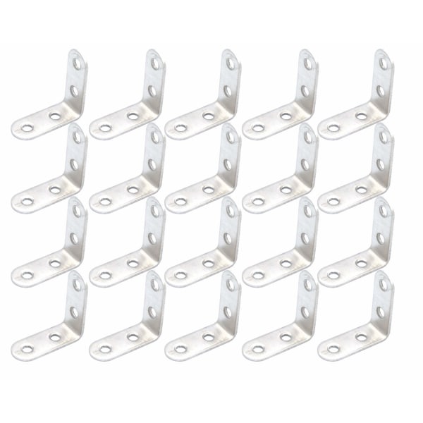 20pcs Thick Stainless Steel Corner Code 90 Degree Right Angle