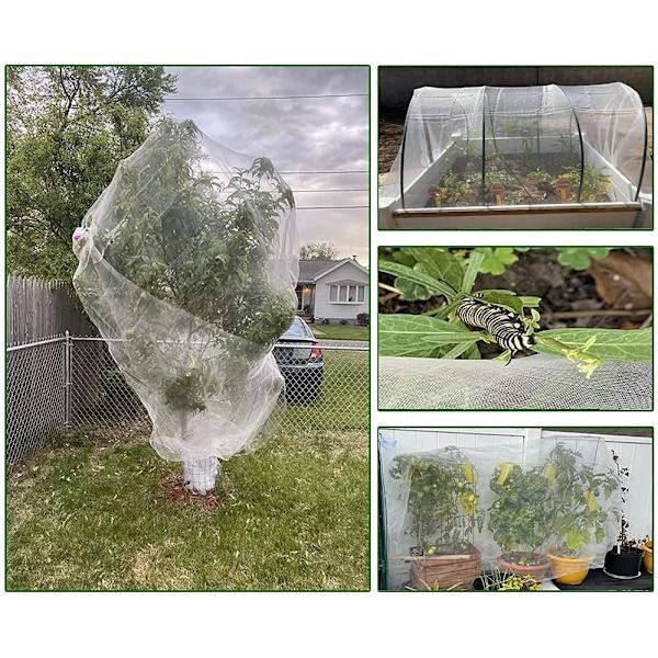 2,5 x 10 m Insect Net Fine Mesh Garden Insect Net Vegetable Protection Net-FA-