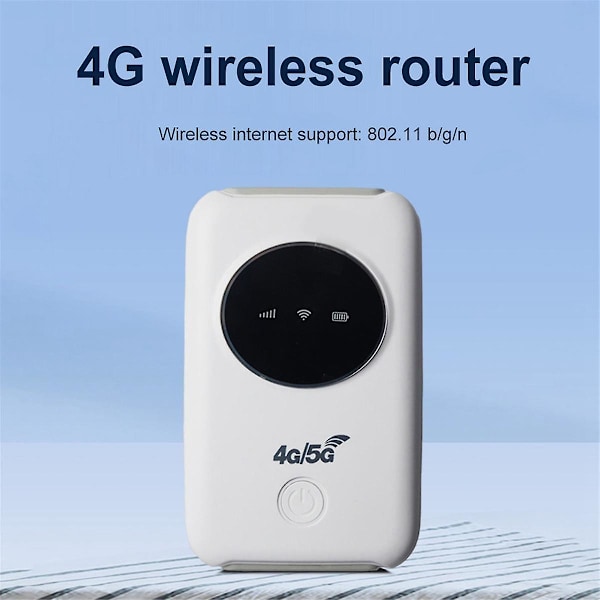 H808+ Mobil WiFi-router 4G Lte 150Mbps Bärbar Fickmodem Mini Router med SIM-kortsplats Hotspot