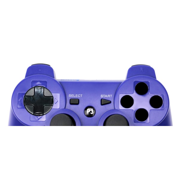 Trådløs PS3-kontroller, profesjonell håndkontroll, pekepanel Blue