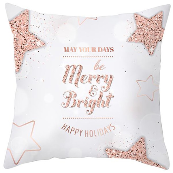 18' julrosa fodral Snowflake Case Soffa Heminredning #1