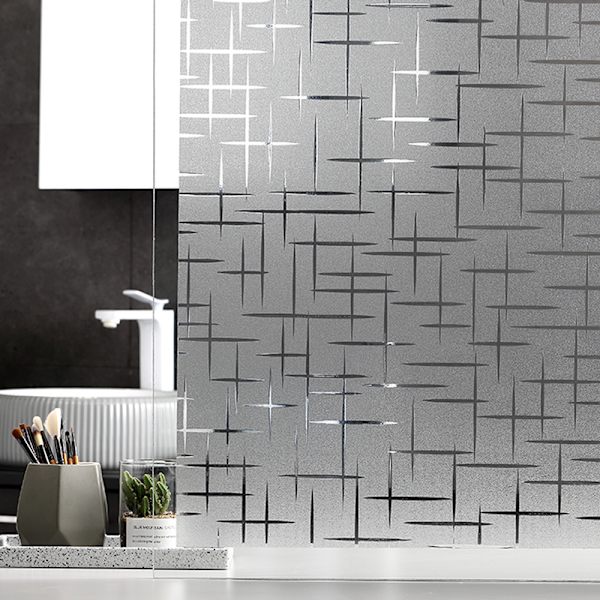 Ikkunalasi ilman liimaa Itsekiinnittyvä kalvo Himmeä staattinen kalvo 30*100cm